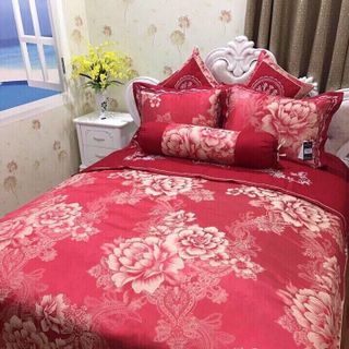 BỘ CHĂN GA GẤM LỤA 7 MÓN