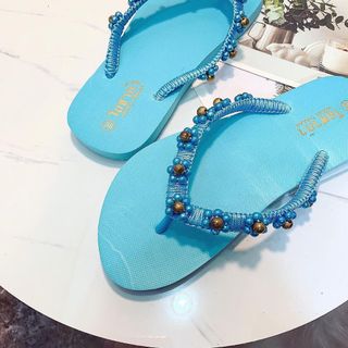 Dép kẹp đính hạt hàng thái