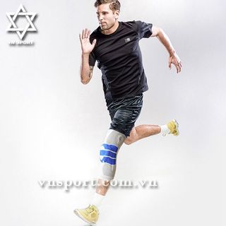 Băng bảo vệ đầu gối 360 màu xám - VNSPORT