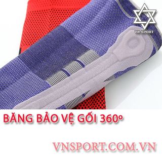Băng bảo vệ đầu gối 360 màu xám - VNSPORT