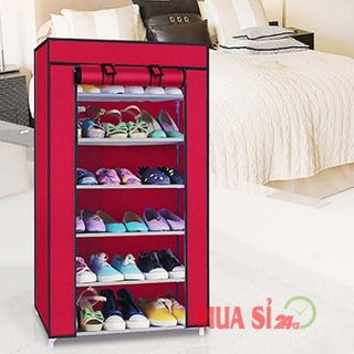 TỦ VẢI ĐỰNG GIÀY DÉP 6 TẦNG