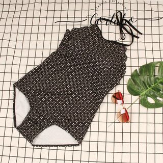 Đồ bơi bikini dây liền mảnh dây cổ