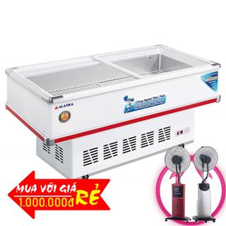 TỦ ĐÔNG NẰM CỬA KIẾNG LÙA ALASKA 180 LÍT SD-4SC ĐỒNG R134A KEM giá sỉ