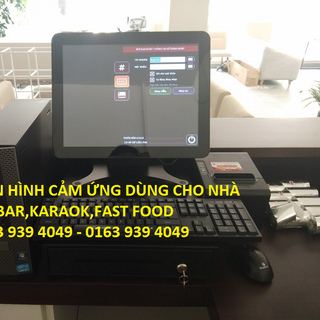 máy tính tiền cảm ứng dùng cho quán cafenhà hàng giá rẻ