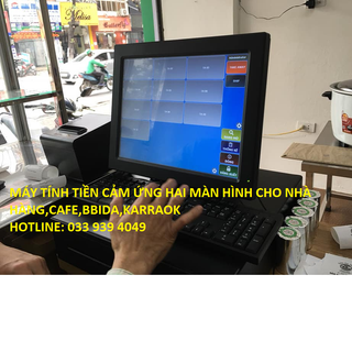 máy tính tiền cảm ứng dùng cho quán cafenhà hàng giá rẻ