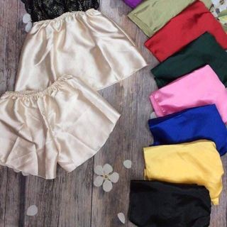 Bộ ngủ lụa phối ren