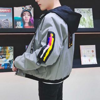 ÁO KHOÁC DÙ NAM PHỐI MÀU TAY