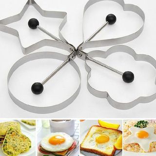 BỘ 2 KHUÔN TẠO HÌNH TRỨNG TRÁI TIM VÀ NGÔI SAO