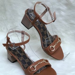 Giày Sandan gót sọc 5 phân S104 giá sỉ