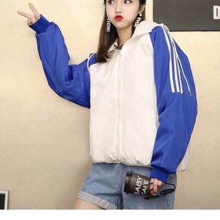 ÁO KHOÁC NỮ CHẠY 3 SỌC TAY