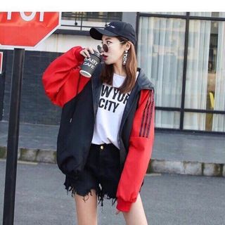 ÁO KHOÁC NỮ CHẠY 3 SỌC TAY