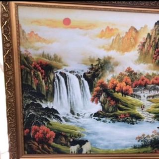 Tranh kính 3D nghệ thuật-phong thủy