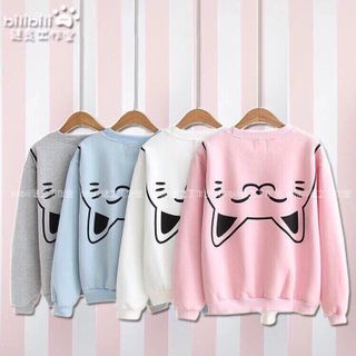 ÁO KHOÁC NỈ NỮ HÌNH MÈO ĐẸP
