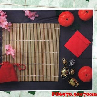 Vải phông nền tết FO6970