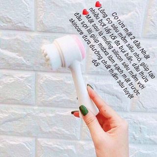 Cọ rửa mặt 2 đầu