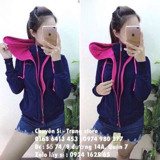 ÁO KHOÁC NỈ NỮ 2 LỚP DÀY