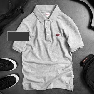 Áo thun có cổ lê vi full tem tag