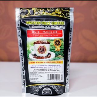 Cà phê nguyên chất Xay GU 2 Mạnh mẽ Gói 250g