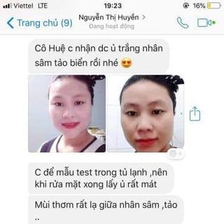 Ủ trắng face Nhân Sâm Tảo Biển
