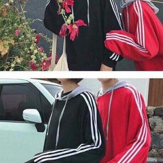 ÁO KHOÁC NỈ NỮ HOODIE 3 SỌC THÊU