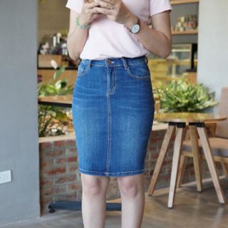 Váy jean công sở bigsize