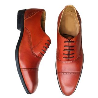 Giày tây da bò thật Patina GCS20
