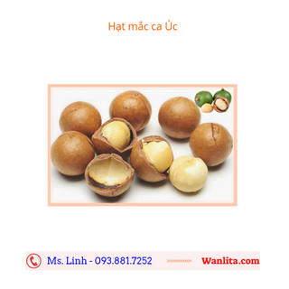 Hạt mắc ca Úc rang nứt vỏ