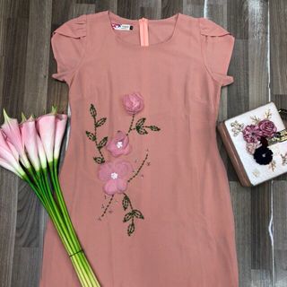 Đầm thêu bigsize mẫu tại