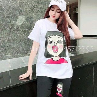 đồ bộ cô gái chu môi
