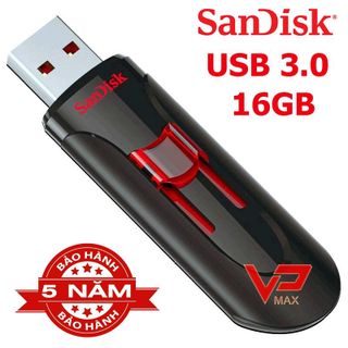 USB Sandisk 16GB CZ600 Cruzer Glide