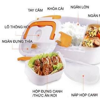 Hộp hâm cơm ruột inox