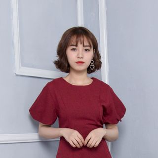 ĐẦM MIDI TAY PHỒNG
