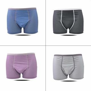 Quần lót nam đùi thông hơi hộp 4c 4 màu rất đẹp