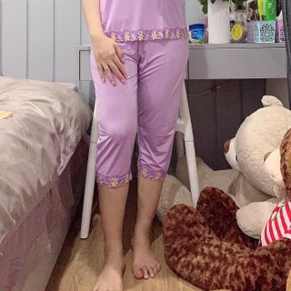 Bộ ngủ thun lạnh lửng