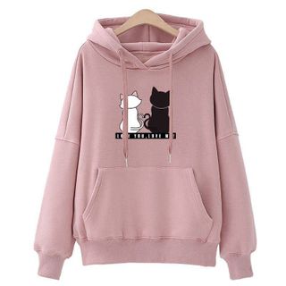Áo khoác hoodie nữ tay dài hình thú siêu cá tính 147