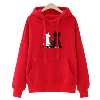 Áo khoác hoodie nữ tay dài hình thú siêu cá tính 147