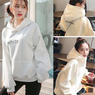 Áo khoác hoodie nữ tay dài có chữ trước ngực siêu dể thương 148