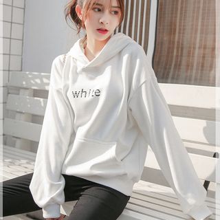 Áo khoác hoodie nữ tay dài có chữ trước ngực siêu dể thương 148 giá sỉ