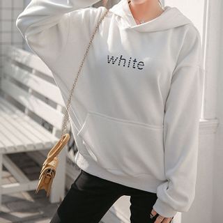 Áo khoác hoodie nữ tay dài có chữ trước ngực siêu dể thương 148