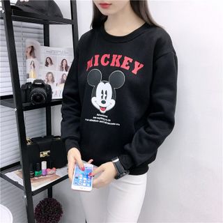 Áo khoác hoodie nữ tay dài hìnhchuột MICKEY siêu cá tính 114