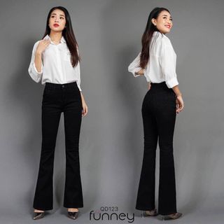 Quần jean nữ ống loe 02