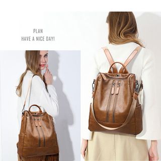 Ba lô nữ thời trang Caramel phong cách Hàn Quốc