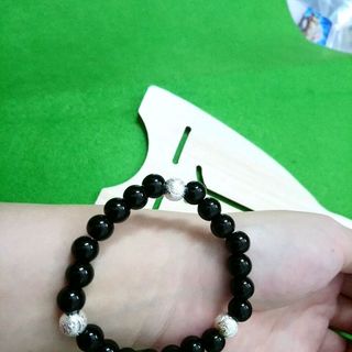 chuỗi đeo tay phong thủy hạt đá 8li mix kim loại giá sỉ 15k 1 chuỗi hàng siêu đẹp