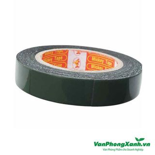Băng dính xốp xanh 2cm-15c/cây