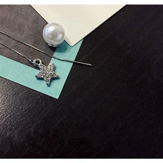 Khuyên tai ngôi sao đính ngọc chốt trai