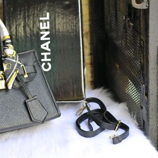 Túi xách nữ thời trang giá rẻ khăn đi chơi màu đen
