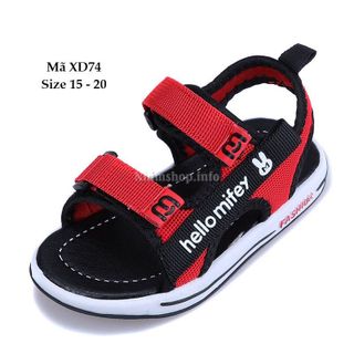 Bán buôn bán sỉ giày dép trẻ em - Sandal Bé Trai XD74 giá sỉ