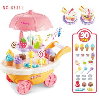 Bộ đồ chơi quầy bán kem cho bé có nhạc 668-55
