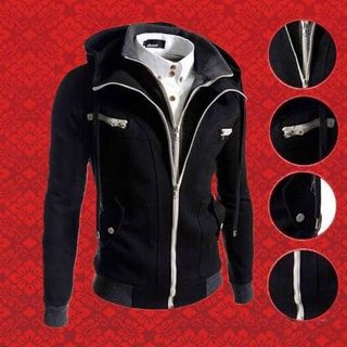 ÁO KHOÁC NỈ NAM CÓ KHÓA KÉO
