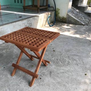 FREE SHIP Bàn xếp gỗ cafe 50x50xH50cm
